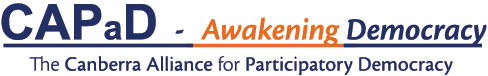 Canberra Alliance for Participatory Democracy (CAPaD) logo