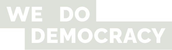 We Do Democracy logo